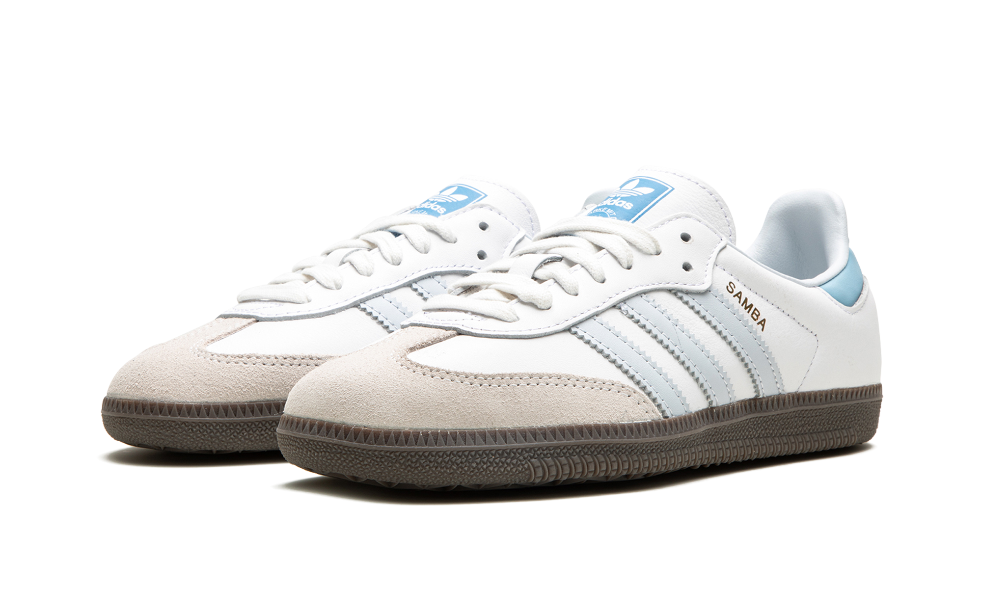 Adidas Samba OG White / Halo Blue ID2055