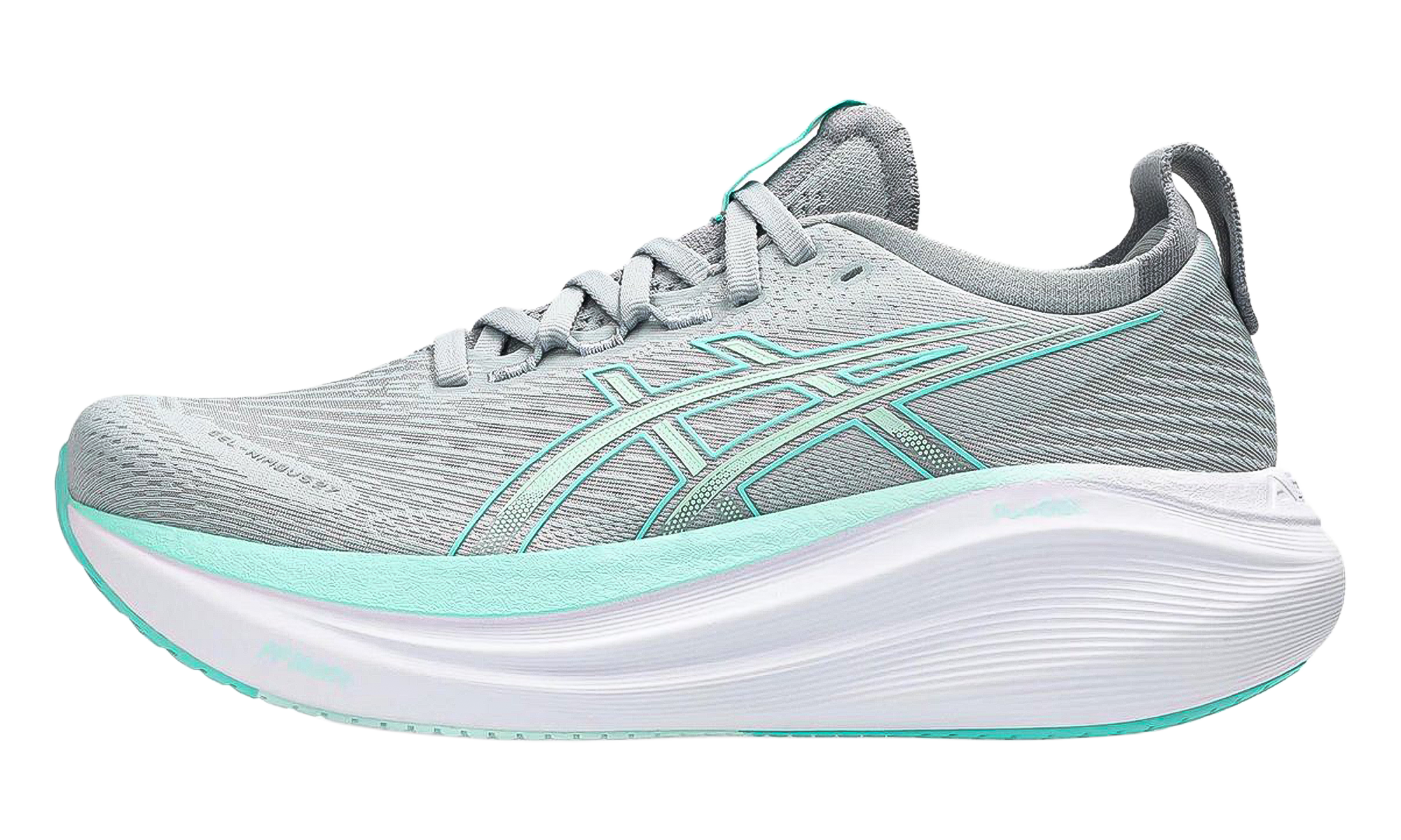 Asics Gel-Nimbus 27 WMNS Piedmont Grey Illuminate Mint 1012B753 020