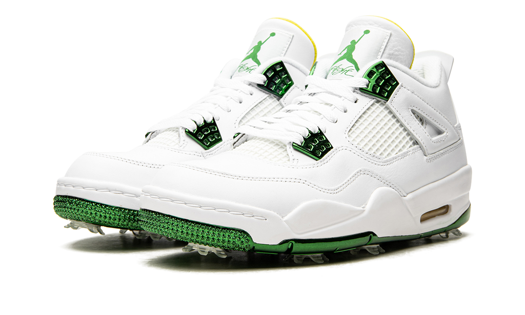 Air Jordan 4 Retro Golf Metallic Green CZ2439 100