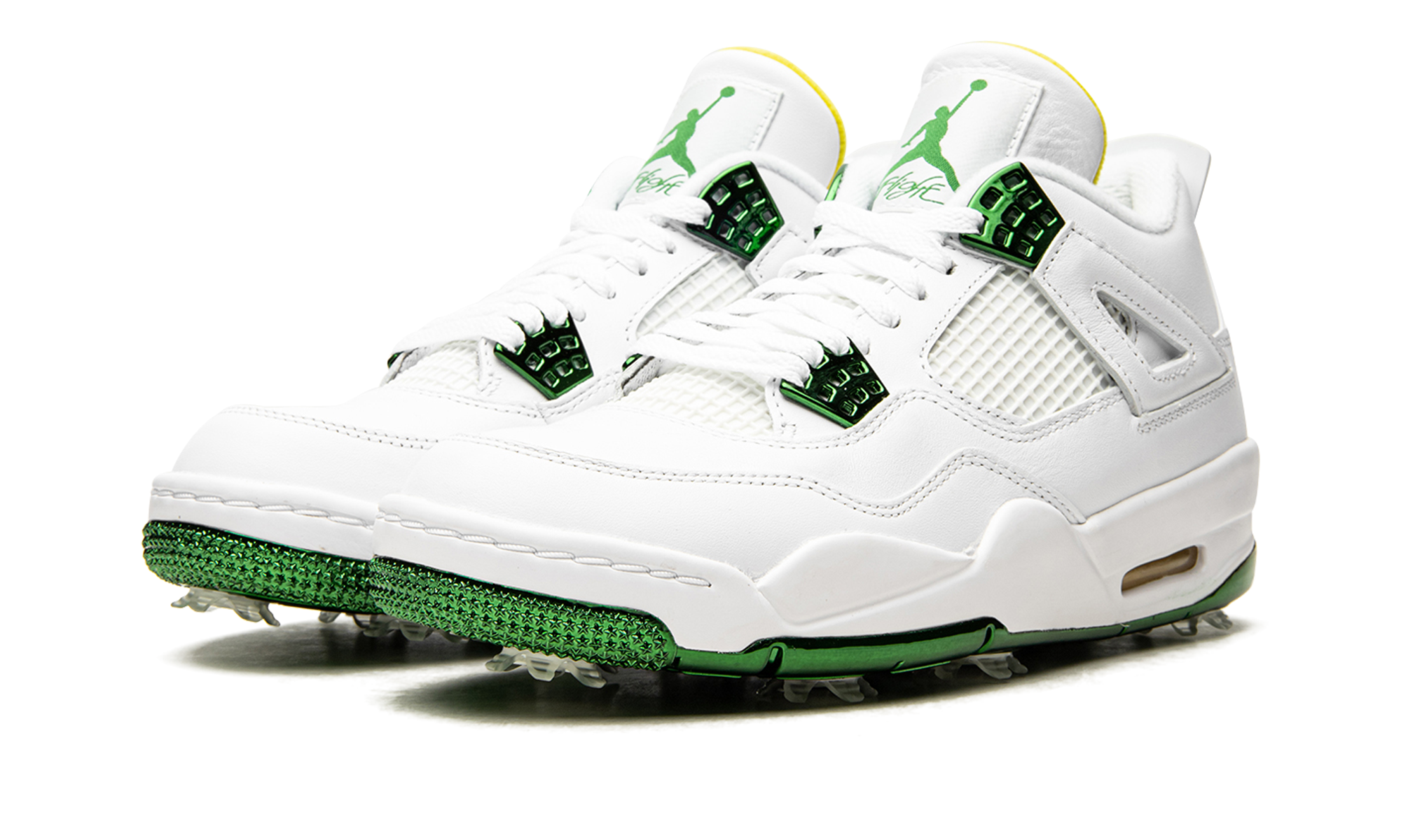 Air Jordan 4 Retro Golf Metallic Green CZ2439 100