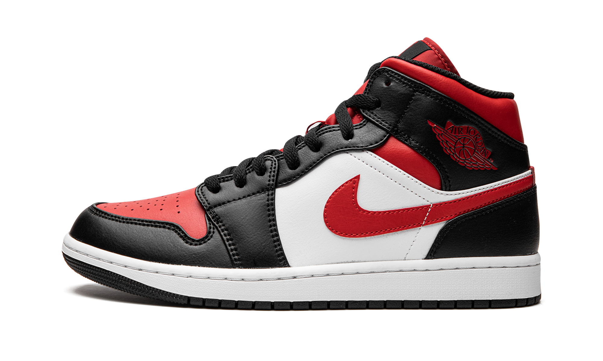 Air Jordan 1 Mid Bred Toe 554724 079