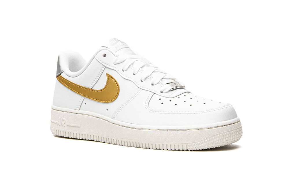 Nike AIR FORCE 1 MNS WMNS White / Gold / Silver DD8959 106