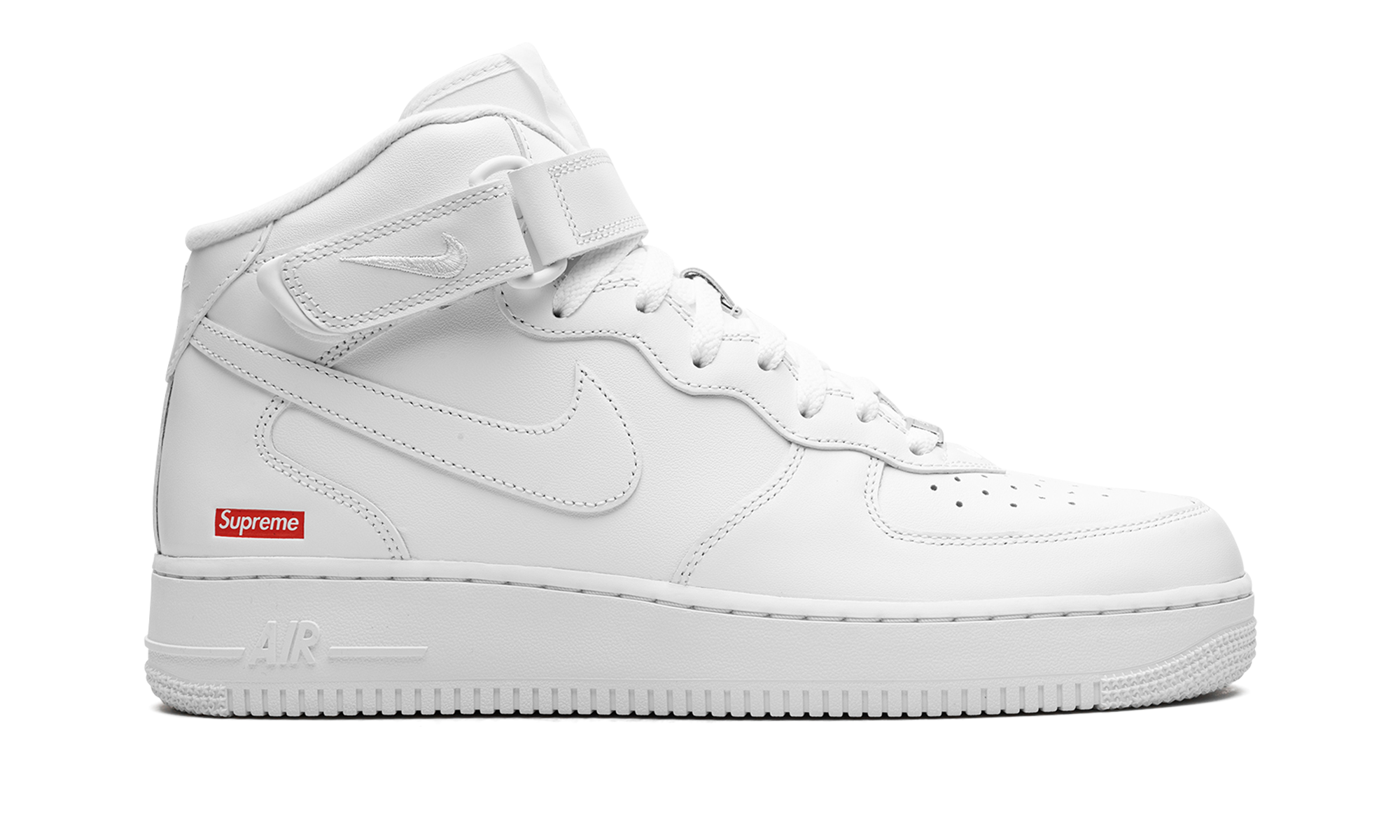 Nike Air Force 1 Mid Supreme - Mini Box Logo White FZ8784 100