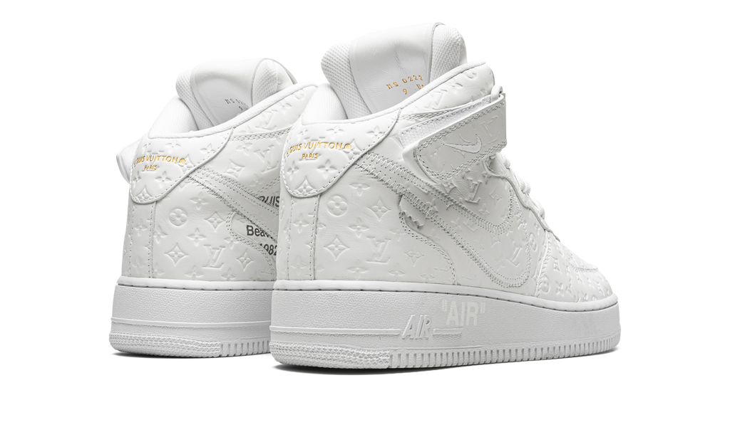 Nike Louis Vuitton Air Force 1 Mid Virgil Abloh - White/White 1A9V90