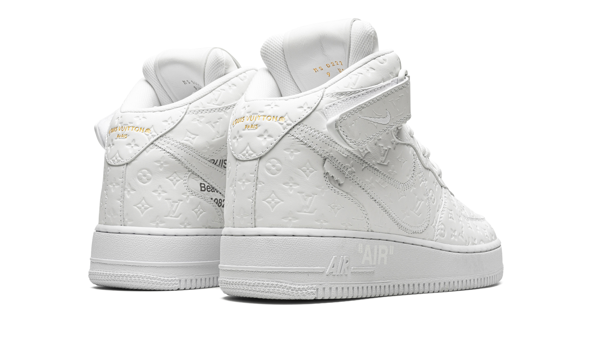 Nike Louis Vuitton Air Force 1 Mid Virgil Abloh - White/White 1A9V90