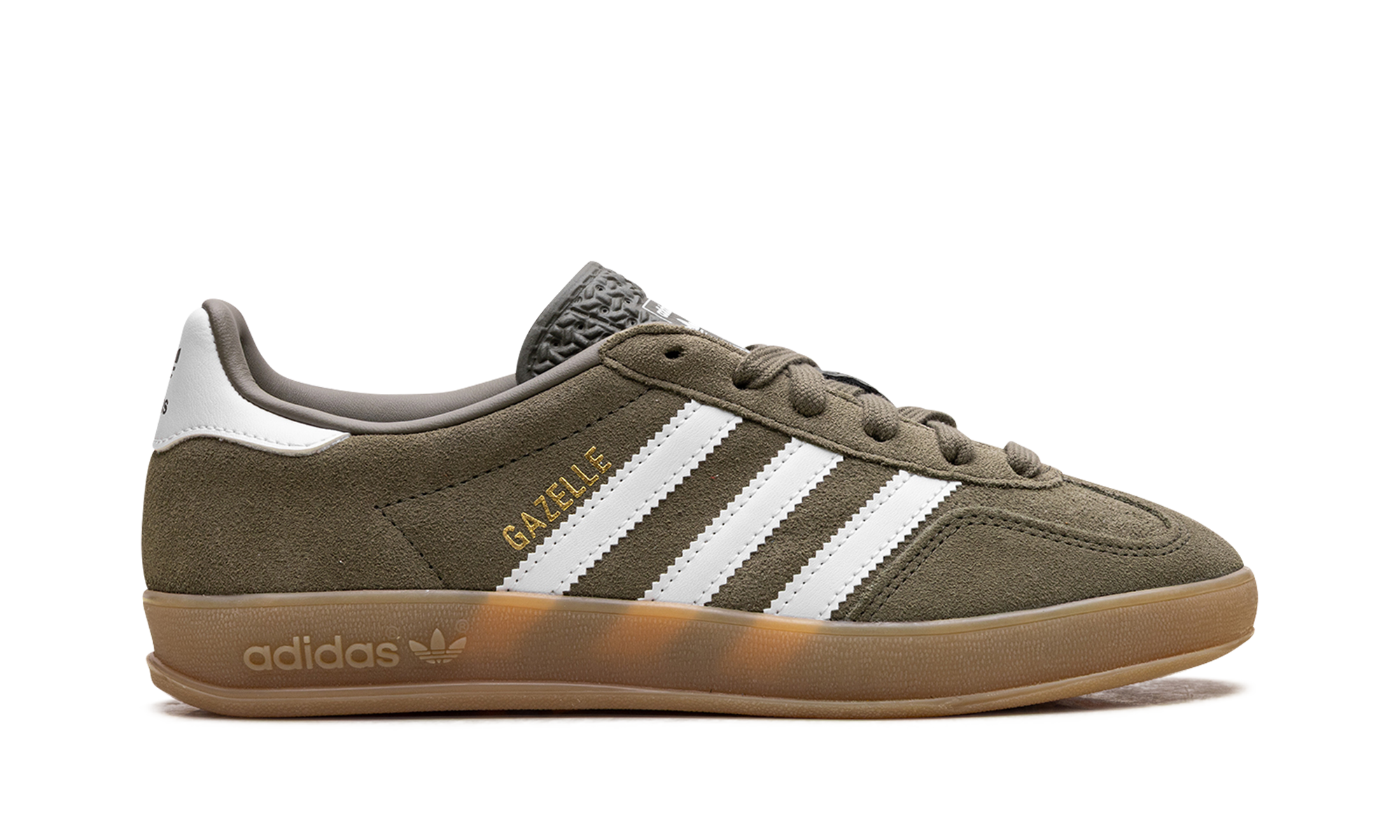 Adidas Gazelle Indoor Olive Strata Cloud White Gum JQ0174