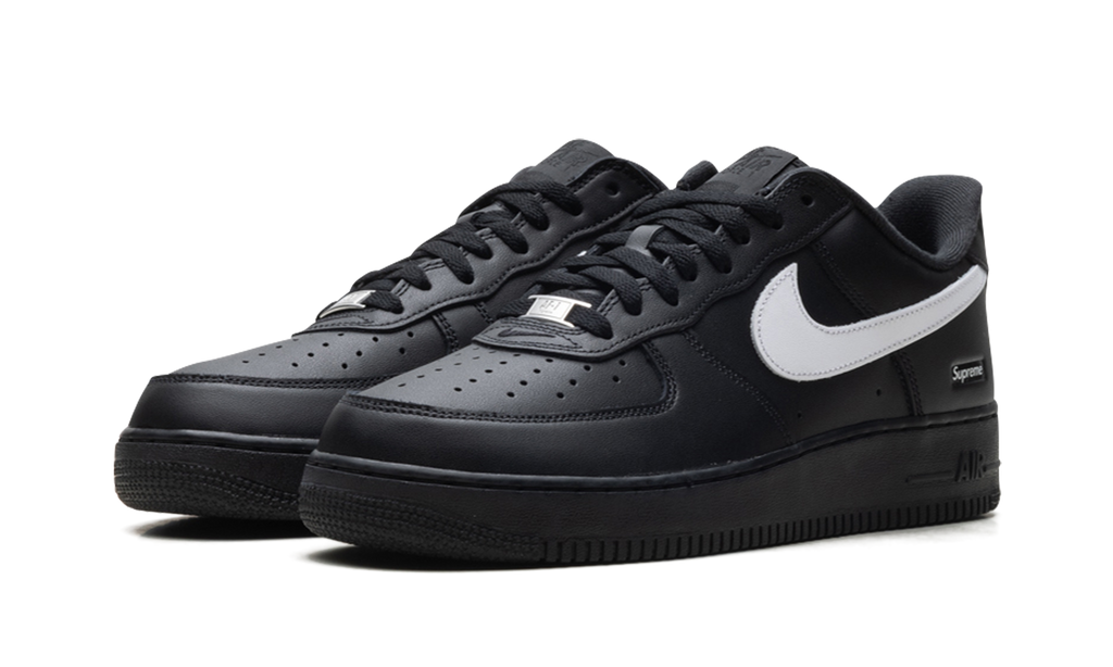 Nike Air Force 1 Low Supreme - Mini Box Logo Black / White CU9225 002