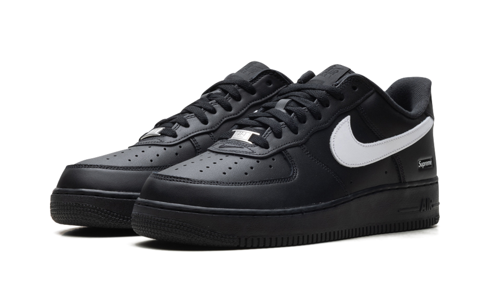 Nike Air Force 1 Low Supreme - Mini Box Logo Black / White CU9225 002