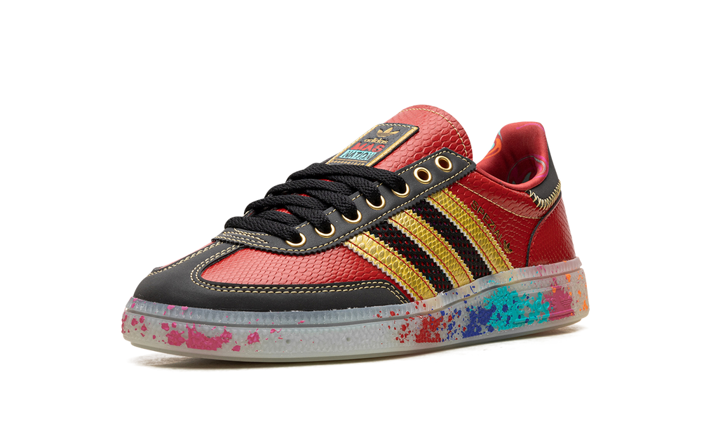 Adidas Handball Spezial S.E.E.D. - Scarlet Gold Paint Splatter ID8617