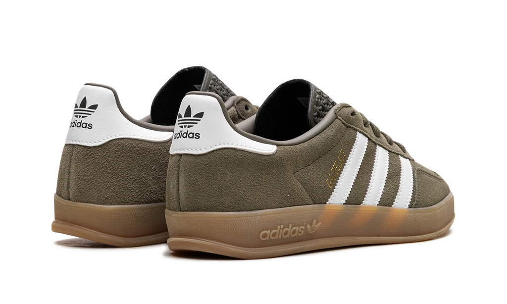 Adidas Gazelle Indoor Olive Strata Cloud White Gum JQ0174
