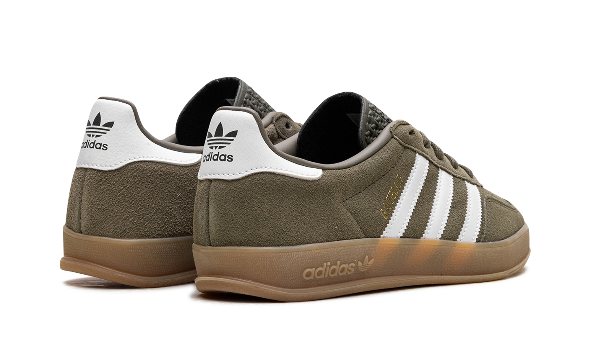 Adidas Gazelle Indoor Olive Strata Cloud White Gum JQ0174