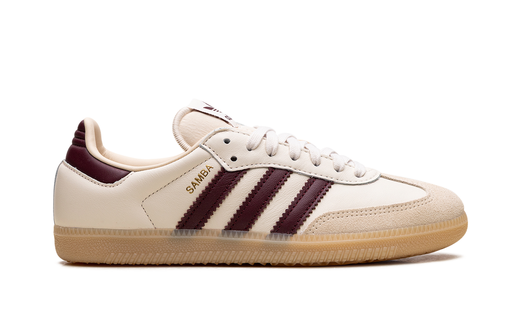 Adidas Samba OG Cream White / Burgundy JS3830