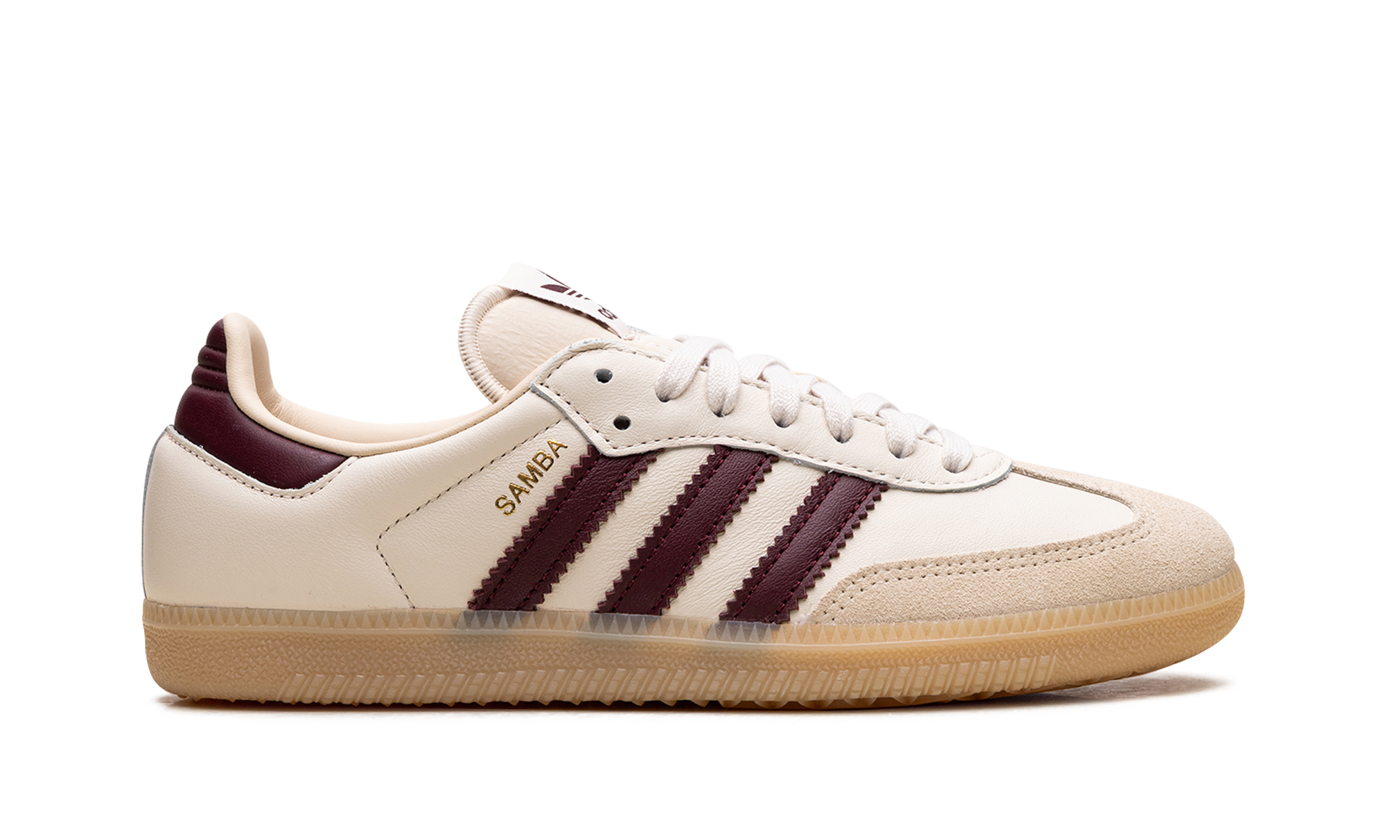 Adidas Samba OG Cream White / Burgundy JS3830