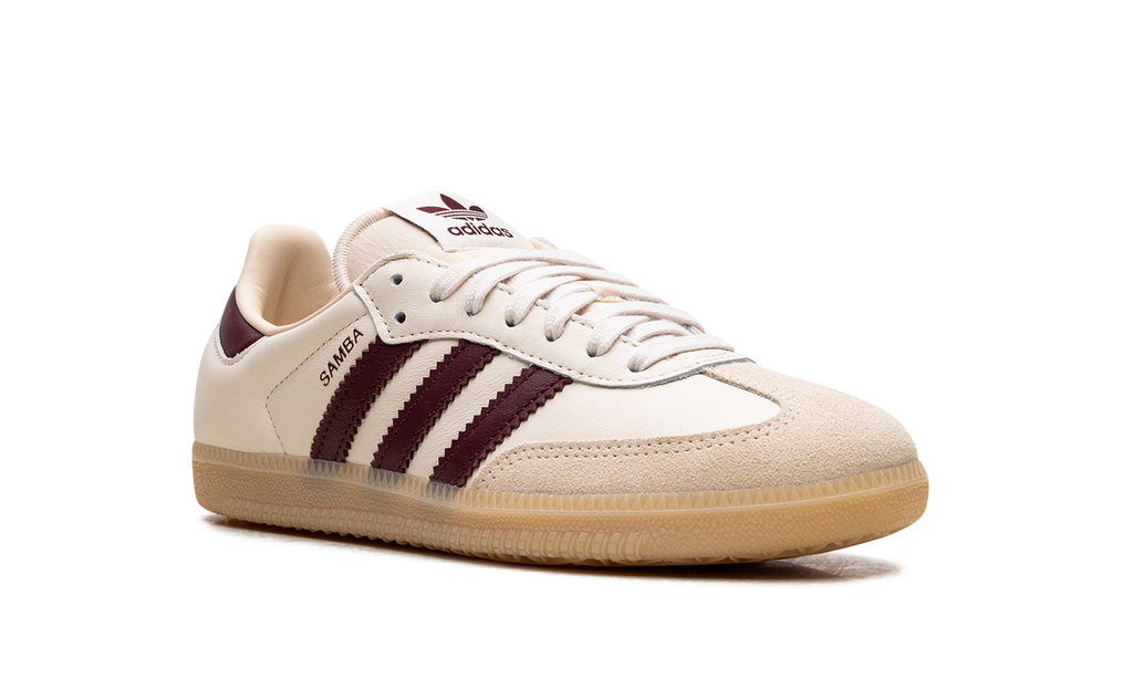 Adidas Samba OG Cream White / Burgundy JS3830
