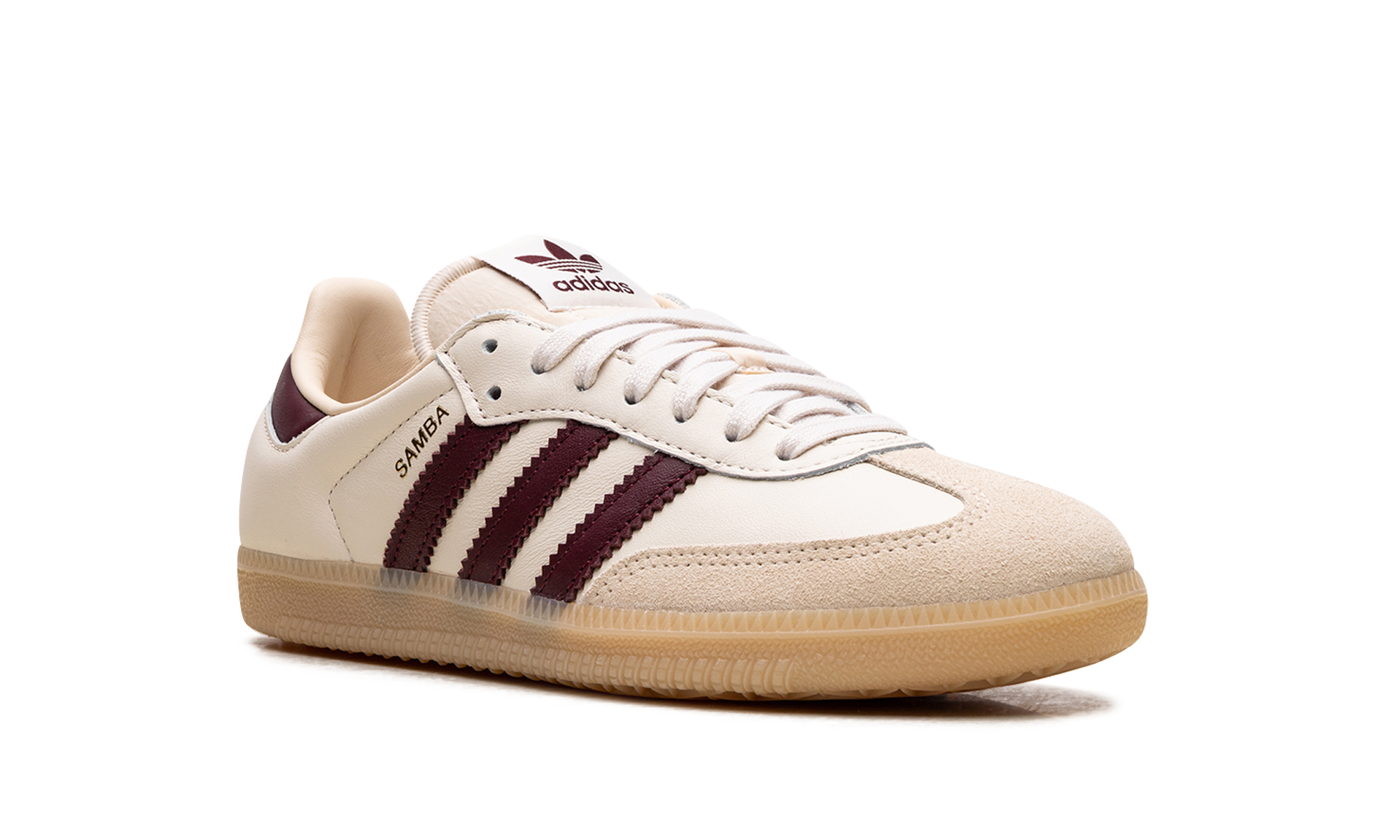Adidas Samba OG Cream White / Burgundy JS3830