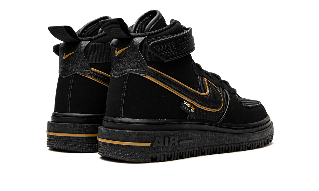 Nike Air Force 1 Boot Cordura Black Gold DO6702 001