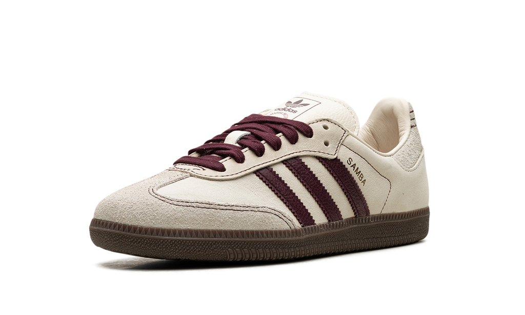Adidas Samba OG WMNS Wonder White Maroon IG1987