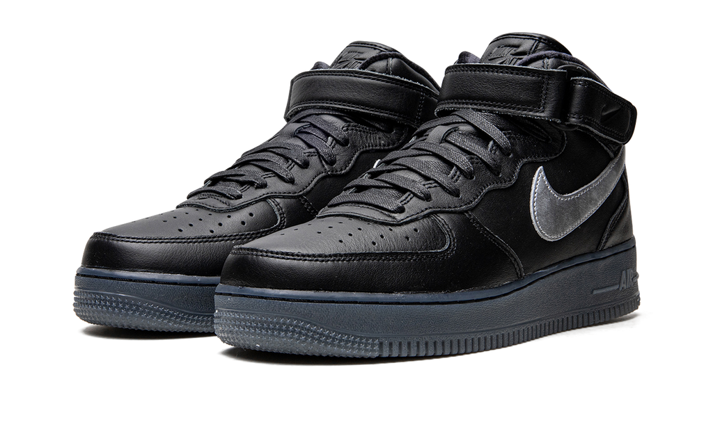 Nike Air Force 1 Mid Black / Metallic Silver DX3061 001