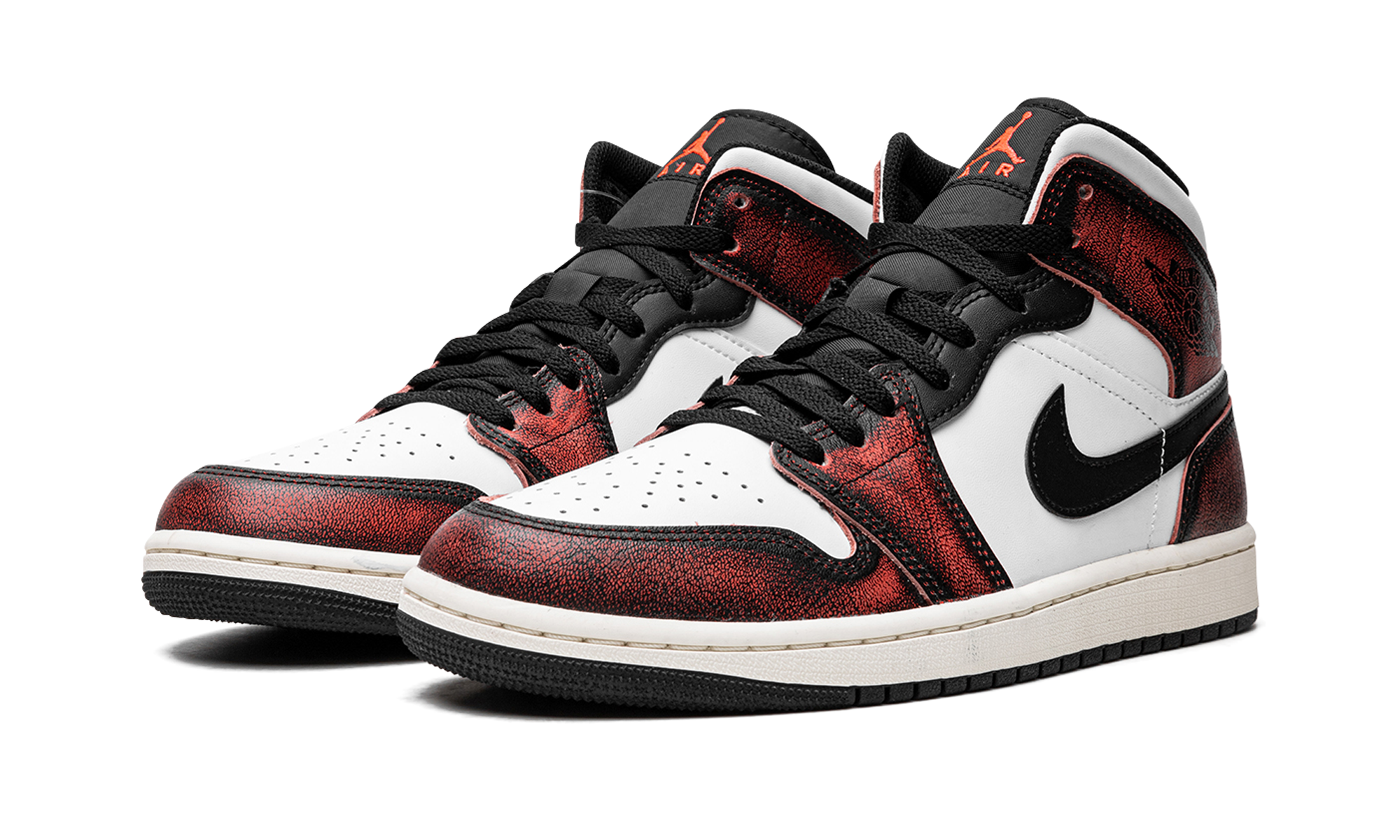 Air Jordan 1 Mid SE Wear-Away - Infrared DV9565 006