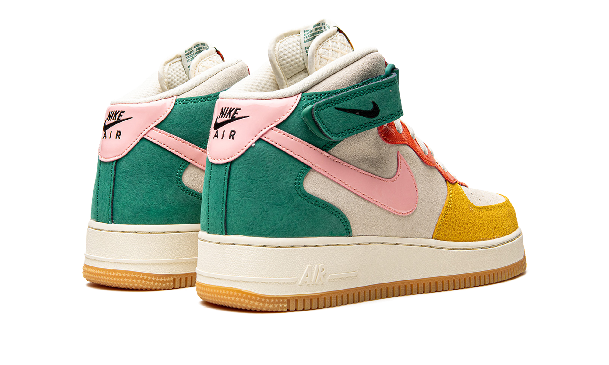 Nike Air Force 1 Vivid Sulfur and Rush Orange DR0158 100
