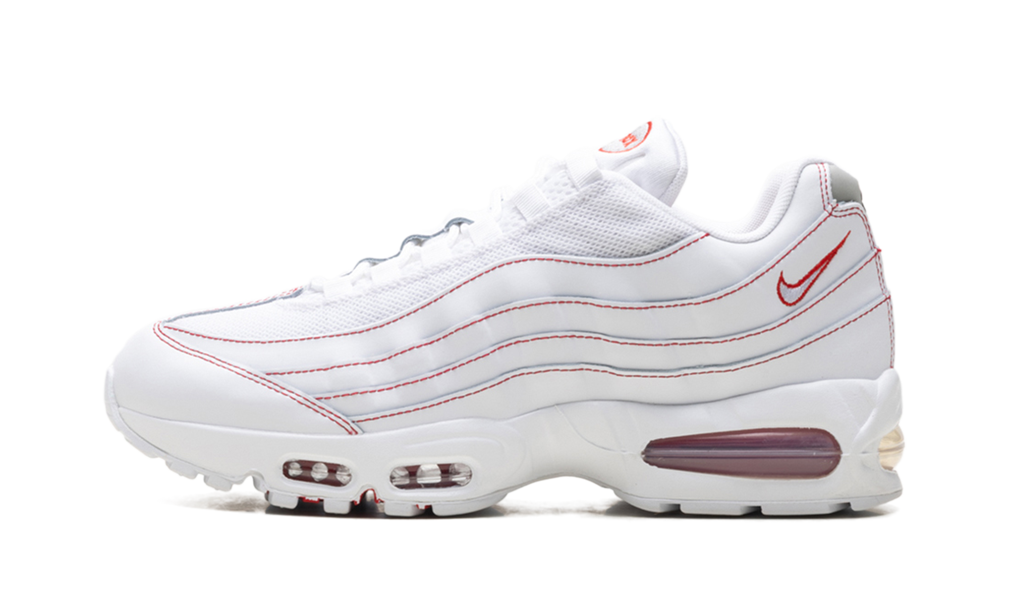 Nike Air Max 95 OG Big Bubble White University Red IB7936 100