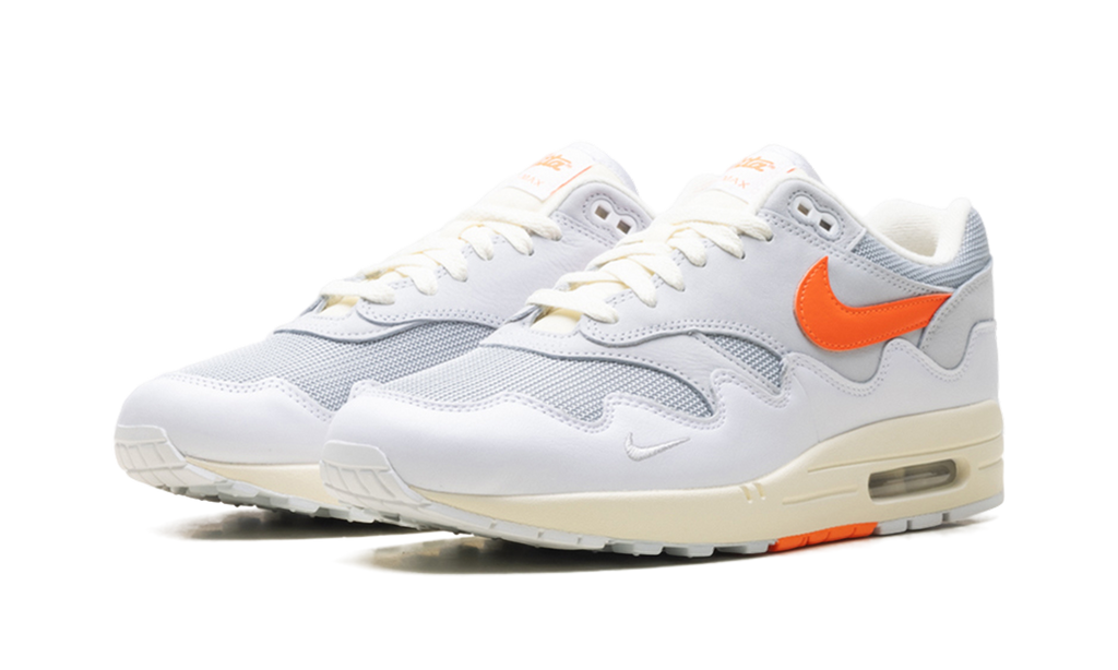 Nike Air Max 1 Patta Waves White Hyper Crimson (With Bracelet) II7055 100