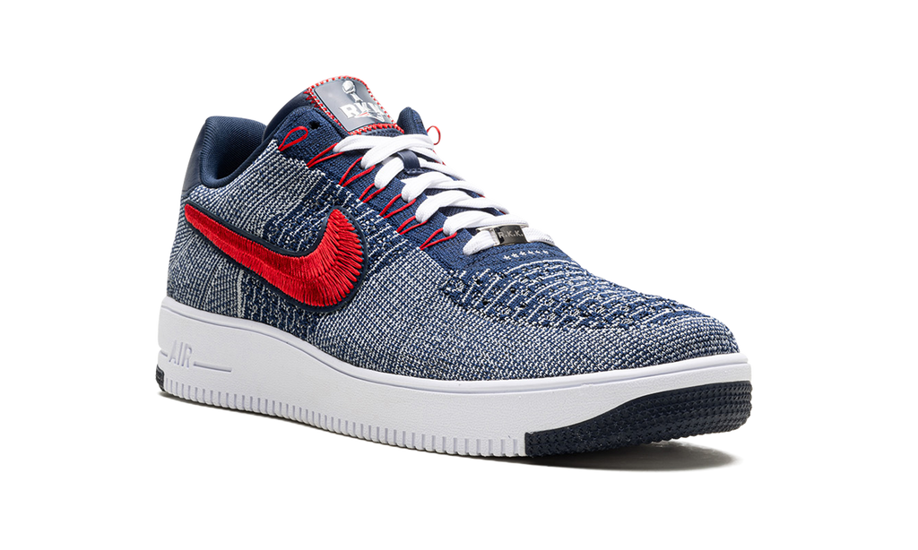Nike Air Force 1 Ultra Flyknit Low Patriots Robert Kraft Wolf Grey FV4079 012