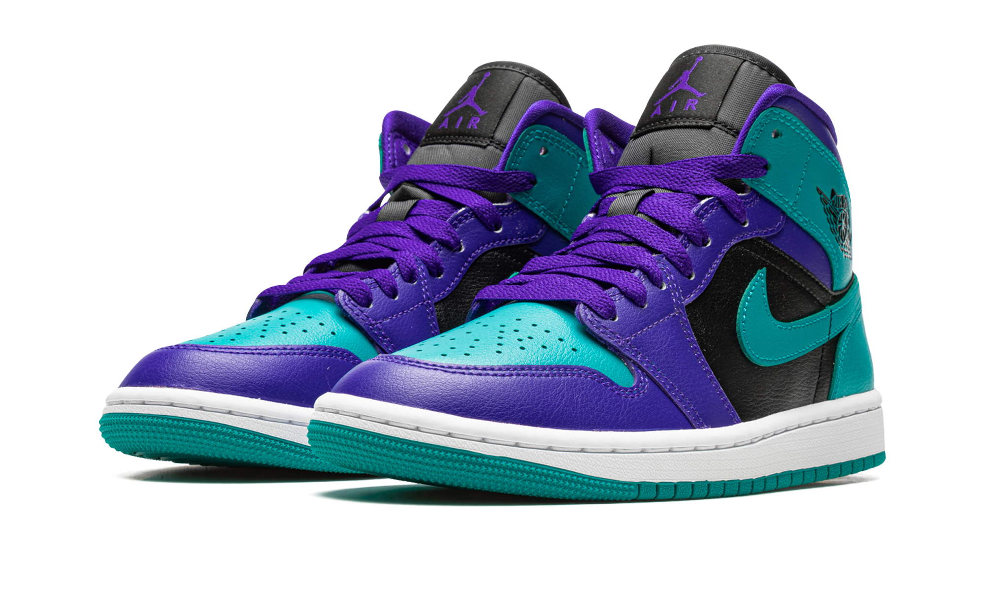 AIR JORDAN 1 MID WMNS Black Grape BQ6472 502