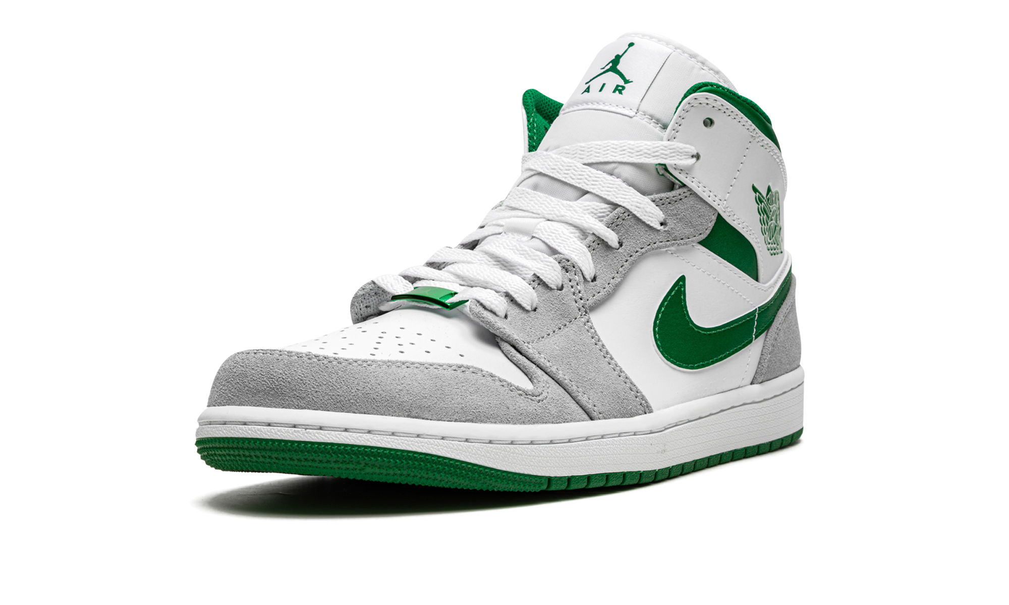 Air Jordan 1 Mid SE Grey / Pine Green / White DC7294 103