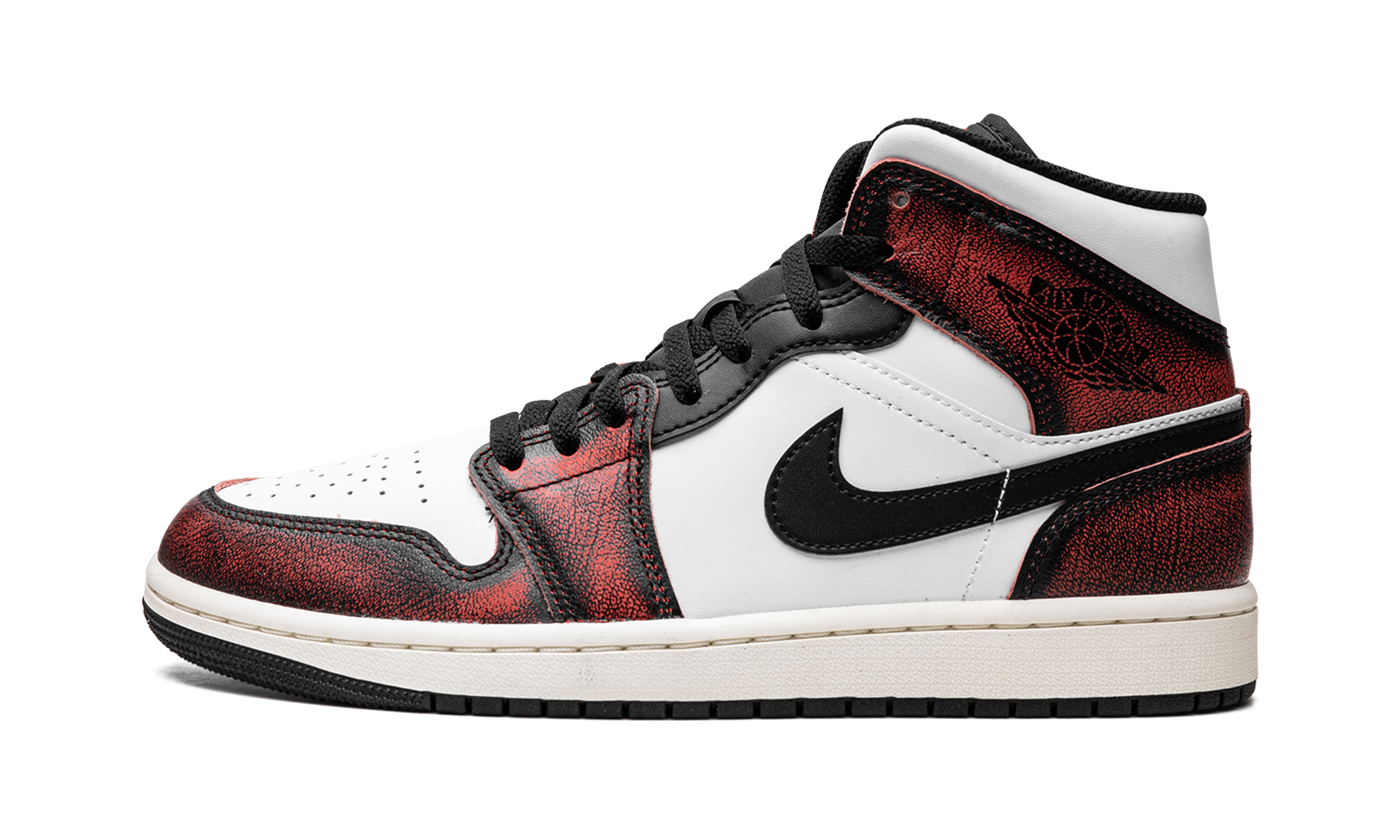 Air Jordan 1 Mid SE Wear-Away - Infrared DV9565 006