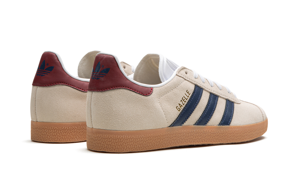 Adidas Gazelle Off White / Dark Blue / Gum IE0546