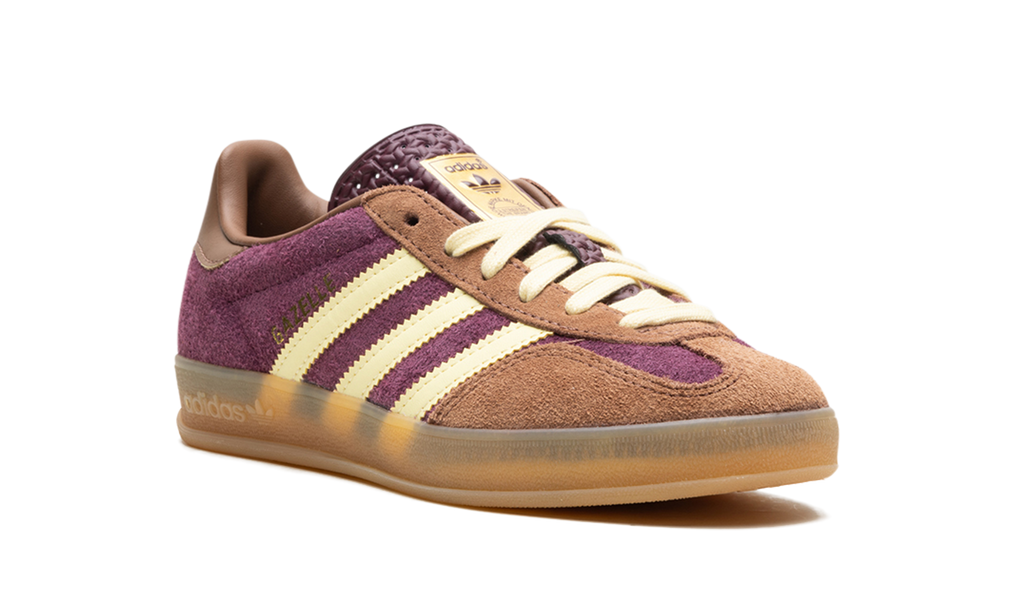 Adidas Gazelle Indoor Maroon Almost Yellow JI0324