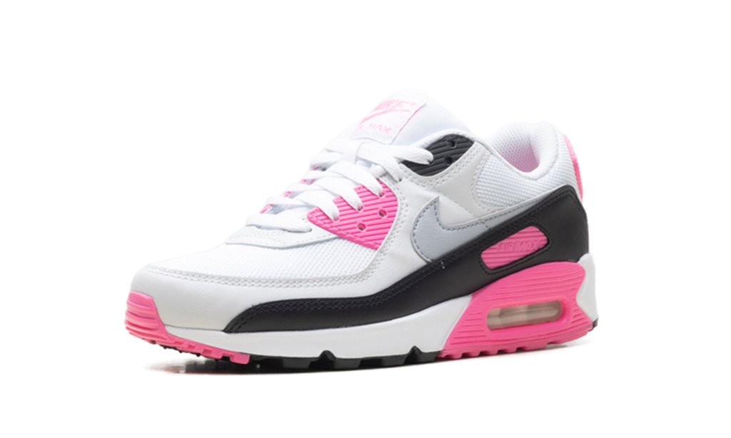 Nike Air Max 90 WMNS White Pink Glow Wolf Grey IM4613 100