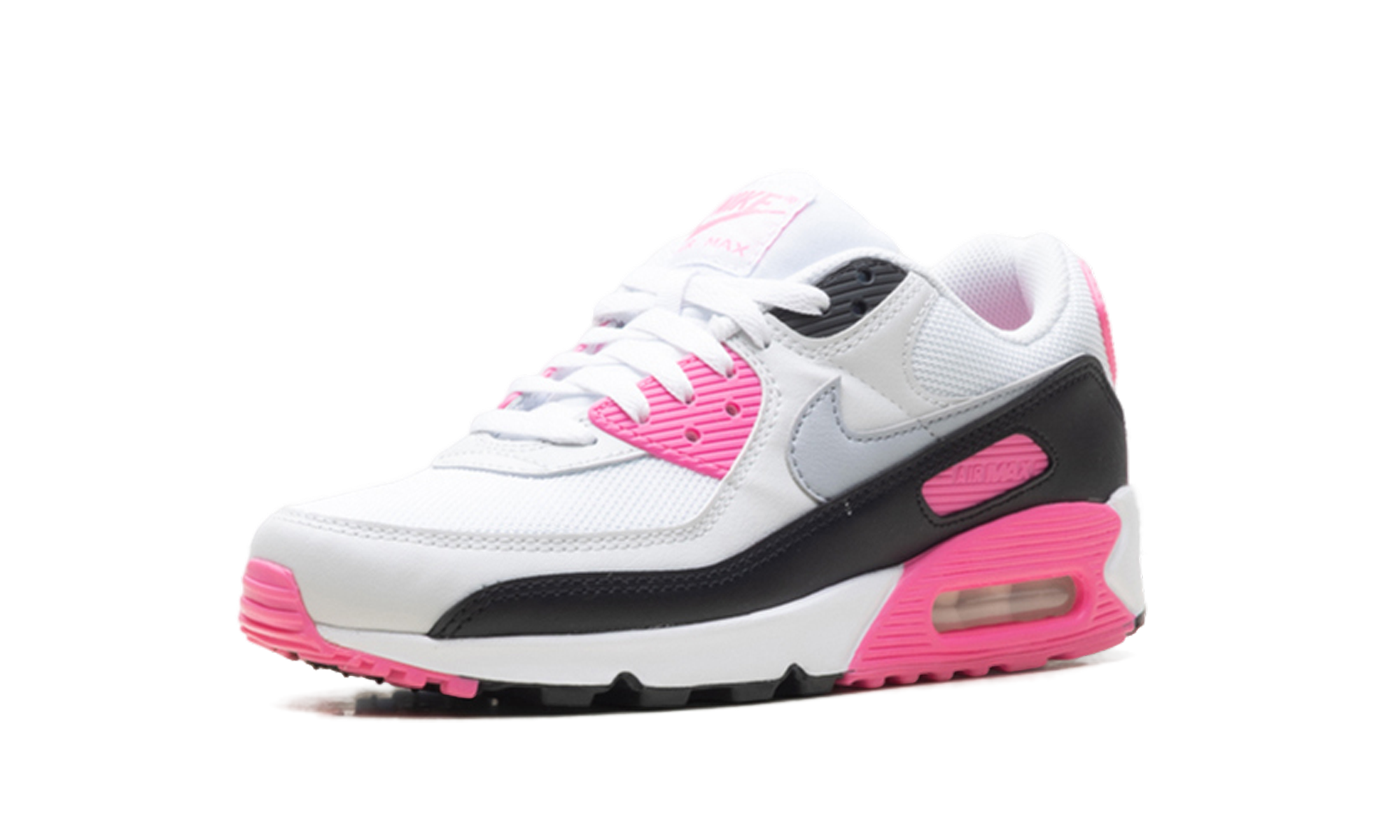 Nike Air Max 90 WMNS White Pink Glow Wolf Grey IM4613 100