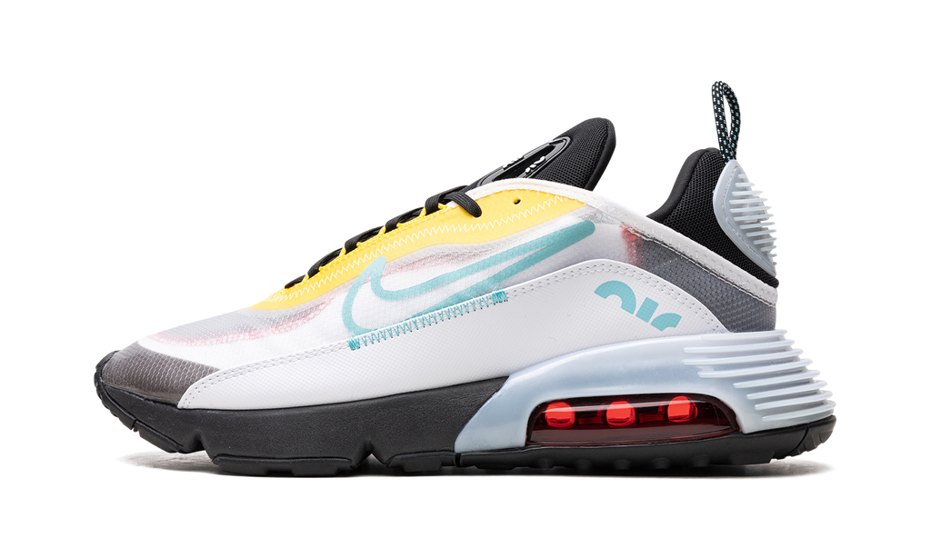 Nike Air Max 2090 White Speed Yellow Bleached Aqua
