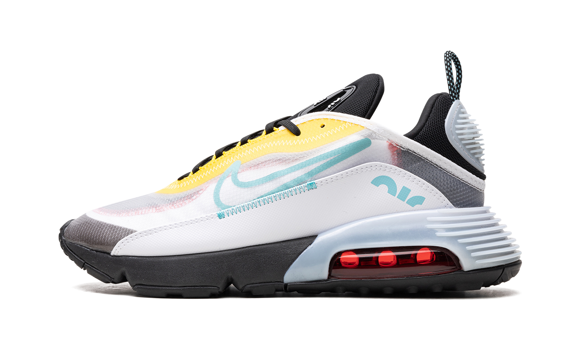 Nike Air Max 2090 White Speed Yellow Bleached Aqua