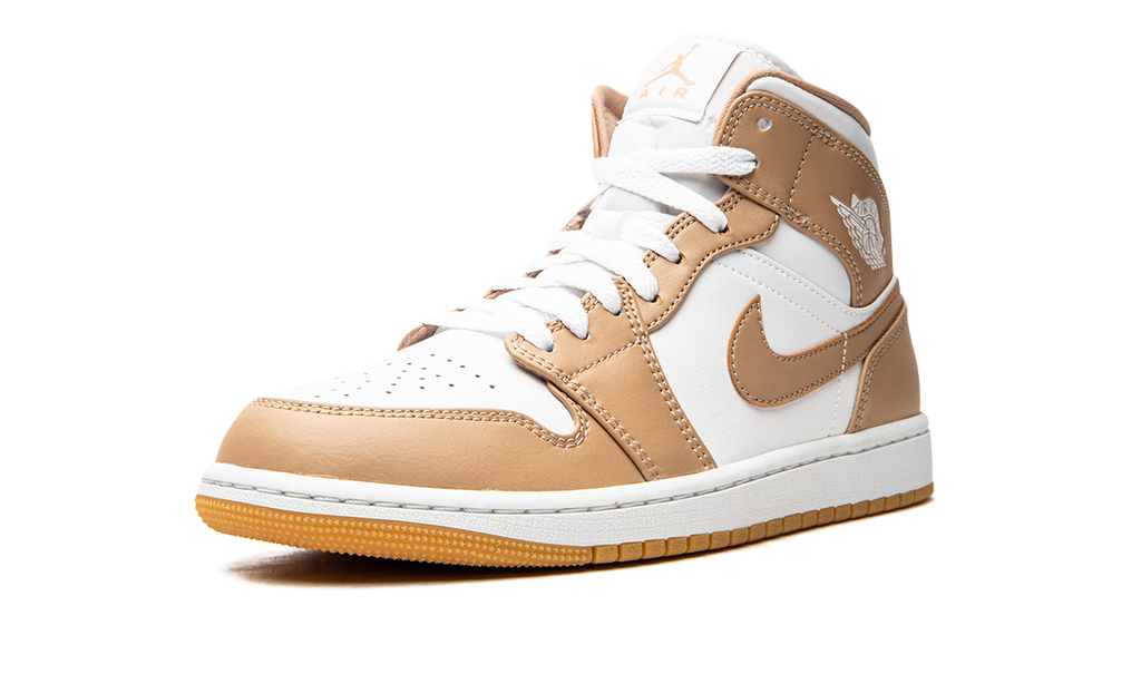 Air Jordan 1 Mid Tan / Gum 554724 271