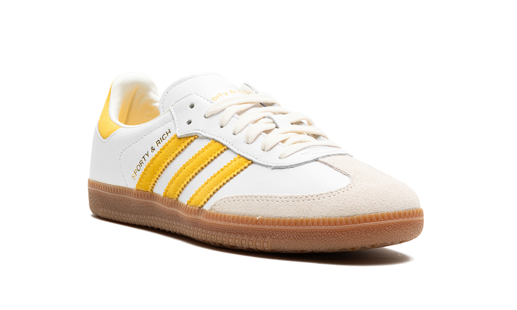 Adidas Samba OG SPORTY & RICH - White Bold Gold IF5661
