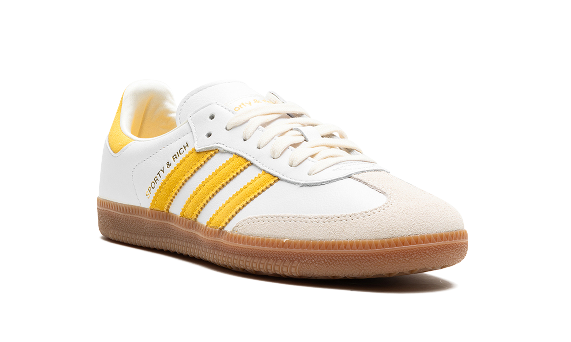 Adidas Samba OG SPORTY & RICH - White Bold Gold IF5661