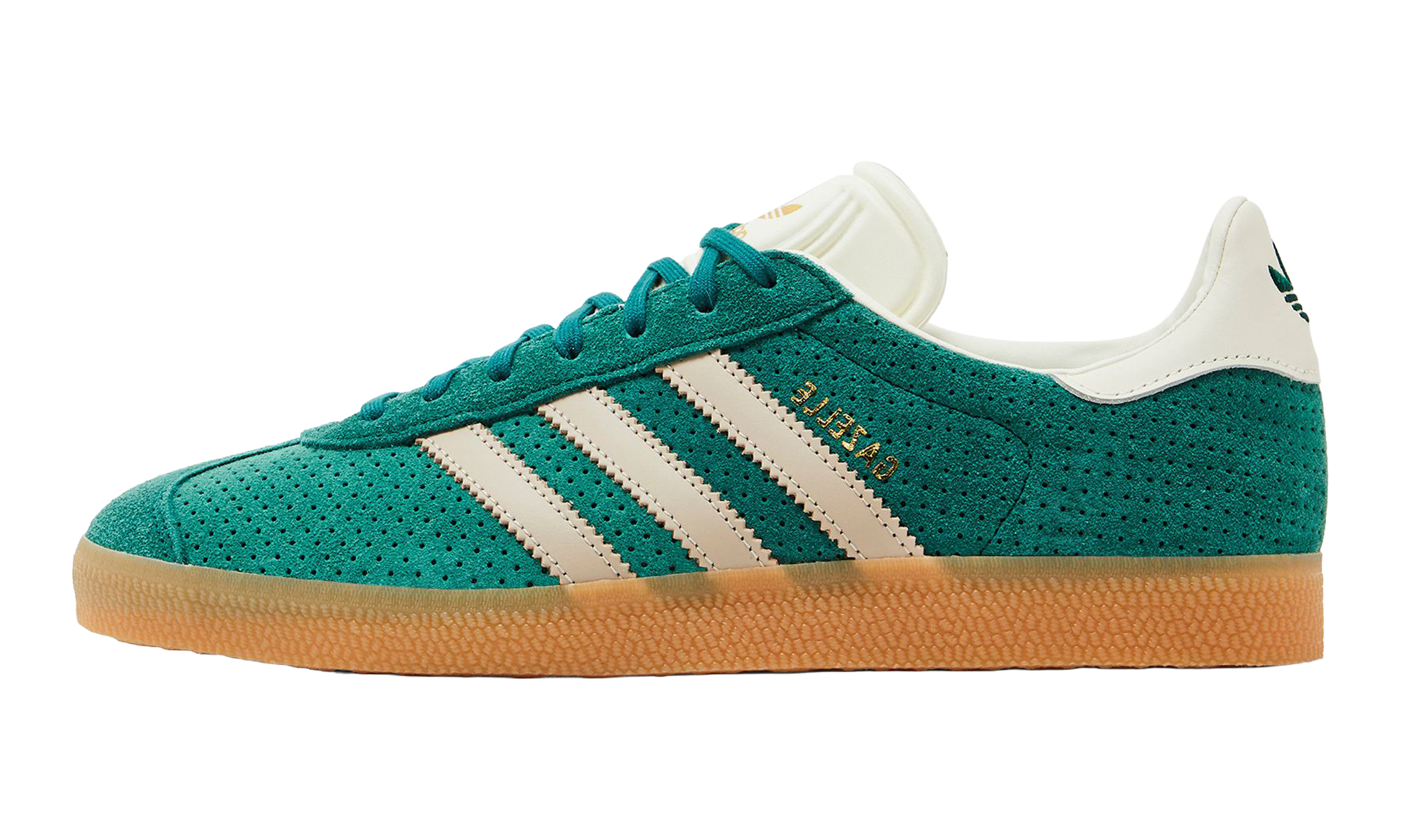 Adidas Gazelle Collegiate Green Wonder Beige Gold Metallic IF7154
