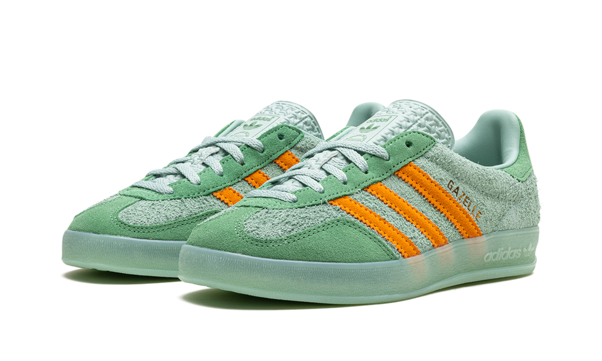 Adidas Gazelle Indoor WMNS Hazy Green Crew Yellow IG6783