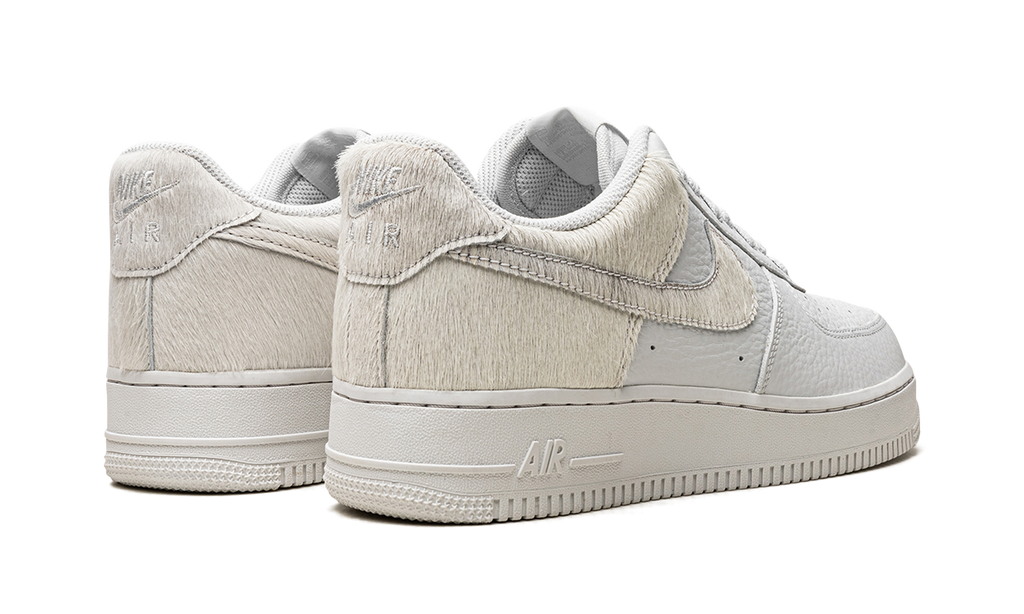 Nike AIr Force 1 White Pony Hair Heel DM9088 001