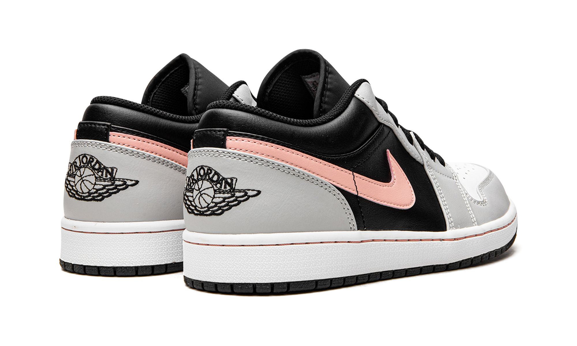 Air Jordan 1 Low Black Grey Coral 553558 062