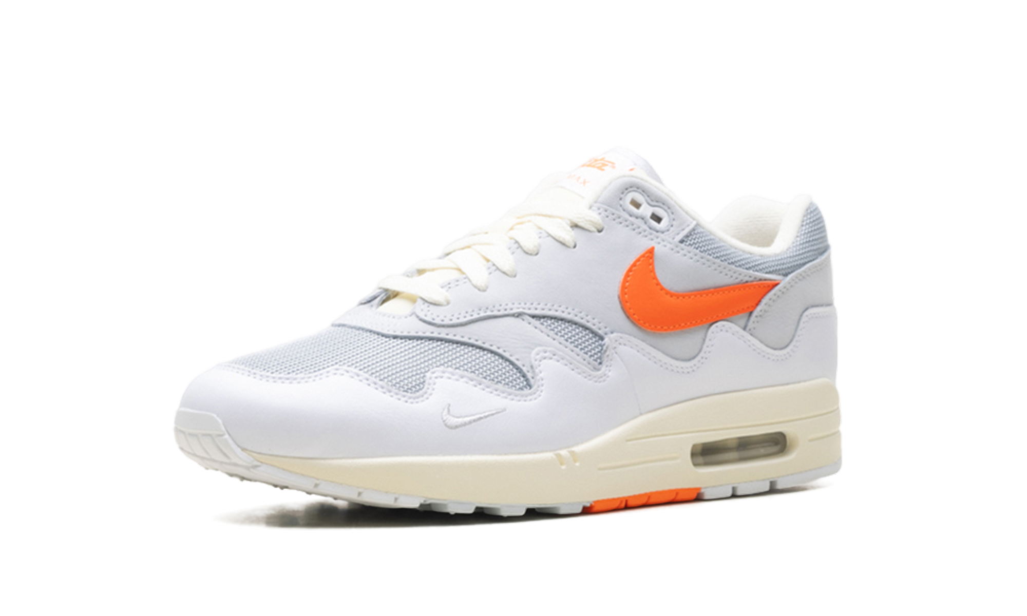 Nike Air Max 1 Patta Waves White Hyper Crimson (With Bracelet) II7055 100