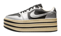 Air Jordan 1 Low Triple Stack WMNS Metallic Silver / Black HV8288 001