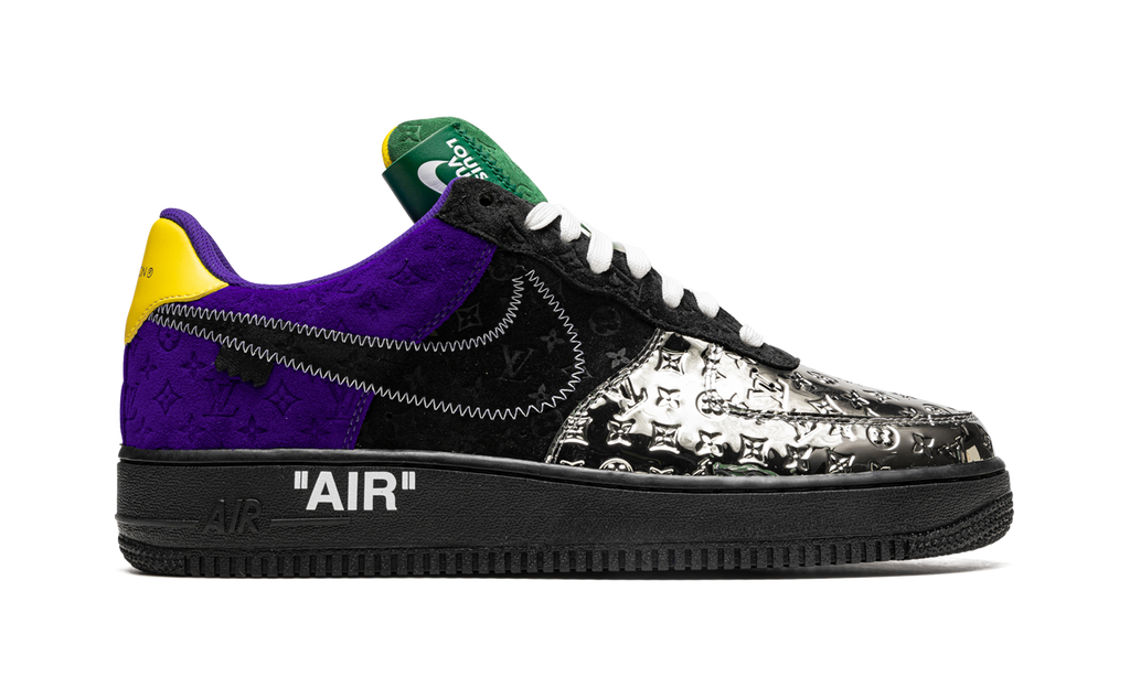 Nike Louis Vuitton Air Force 1 Low Virgil Abloh - Purple Dusk/Metallic Silver 1A9VCC