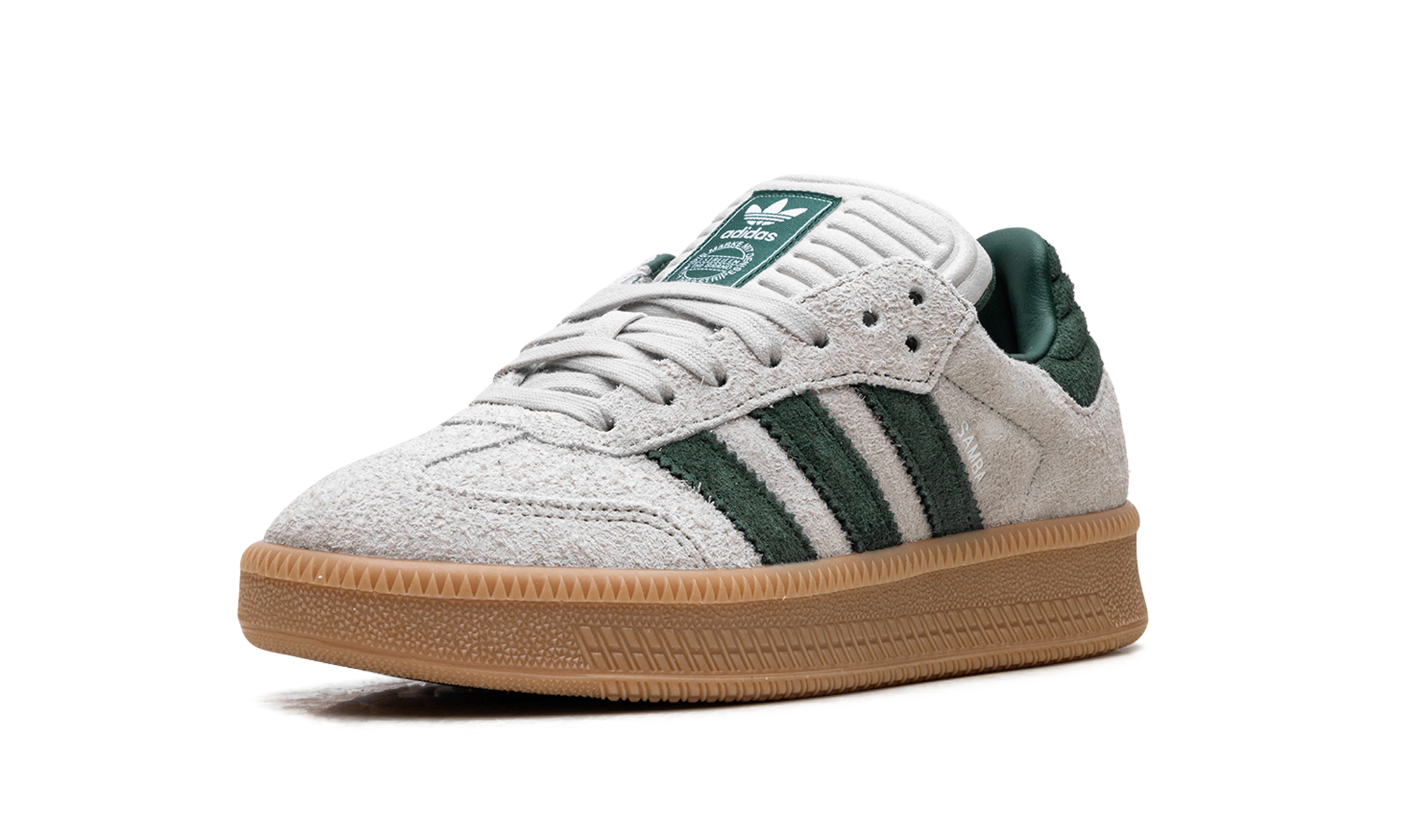 Adidas Samba XLG Putty Grey Collegiate Green JI3197