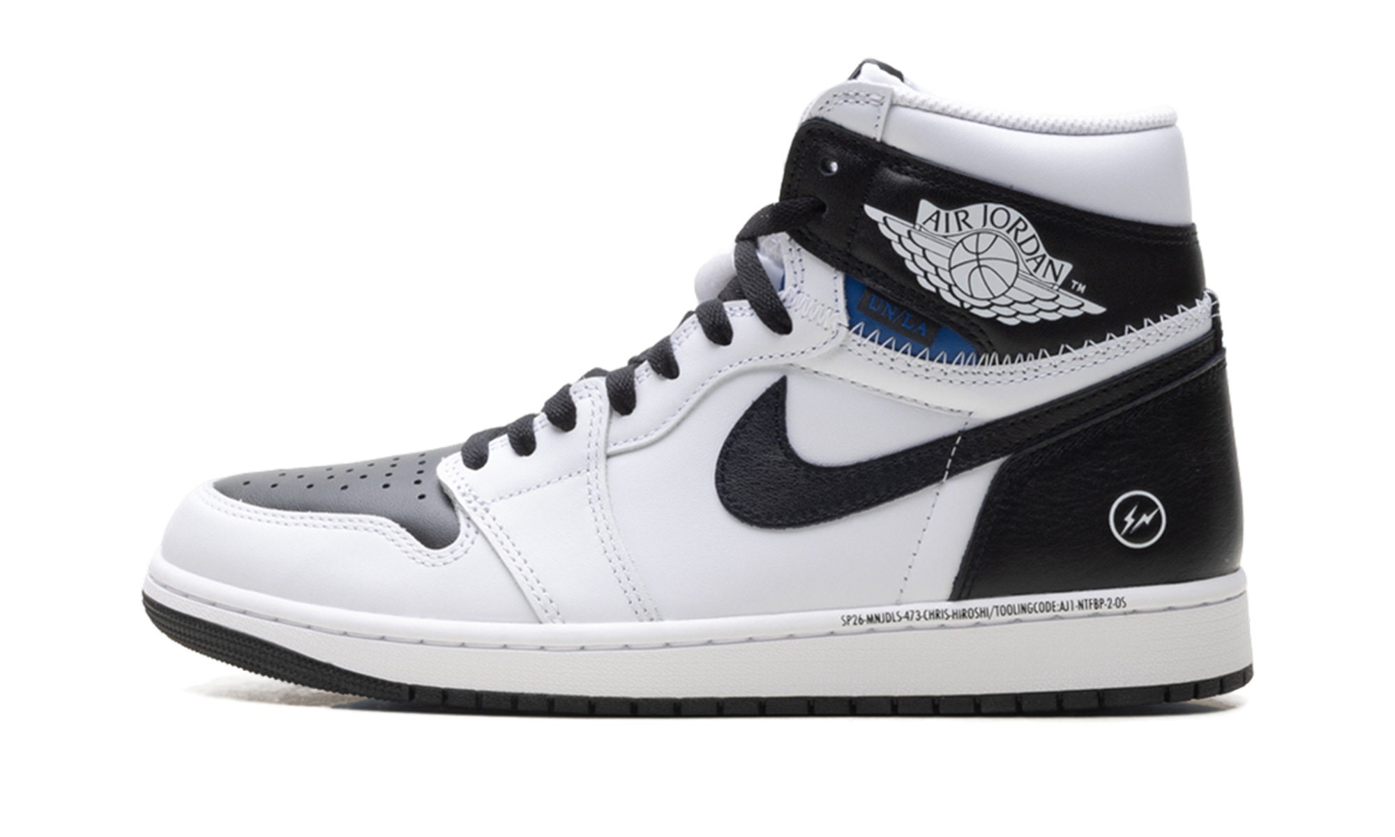 Air Jordan 1 Fragment Design - Union LA - White/Black II7282 100