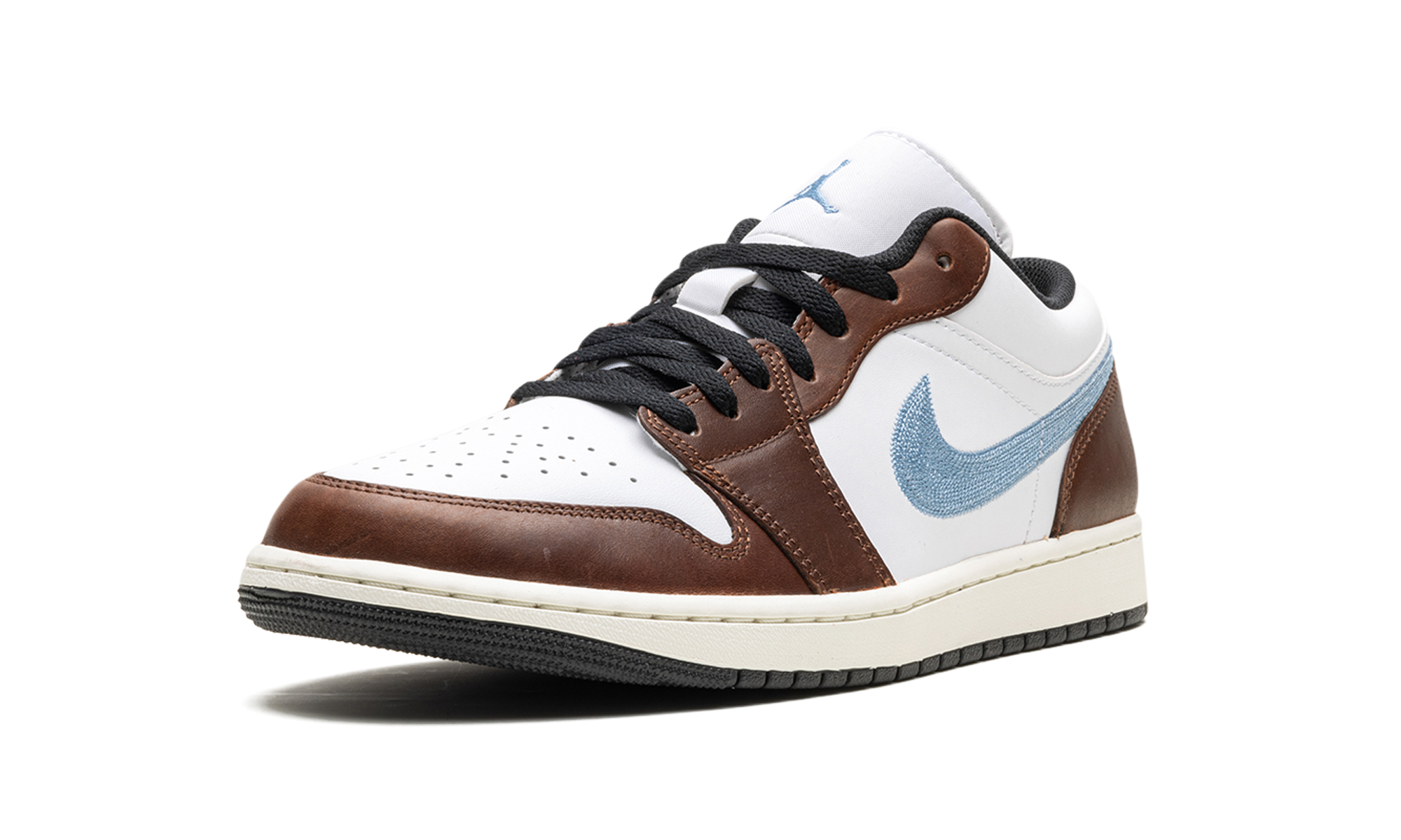 Air Jordan 1 Low SE Embroidered Swoosh - Mocha FQ7832 142