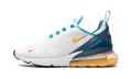 Nike Air Max 270 White Industrial Blue Citron Pulse FJ4000 100